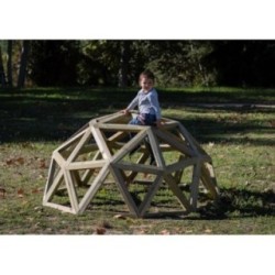 Domo geodésico de madera MASGAMES L