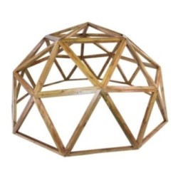 Domo geodésico de madera MASGAMES XL