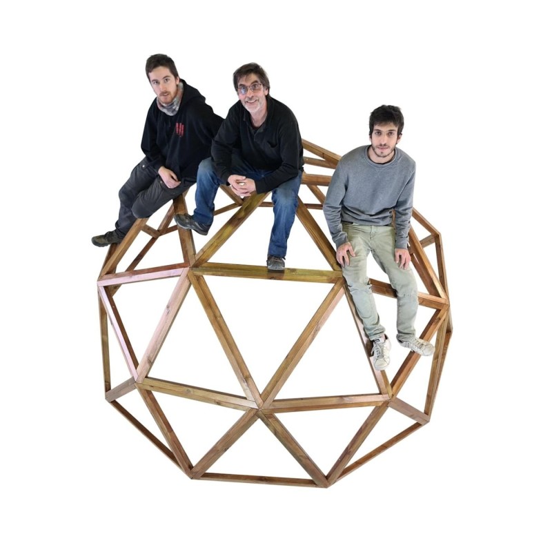 Domo geodésico de madera MASGAMES XL