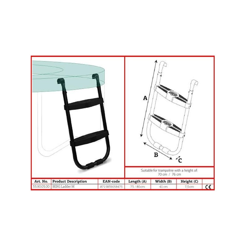 Escada BERG tamanho M