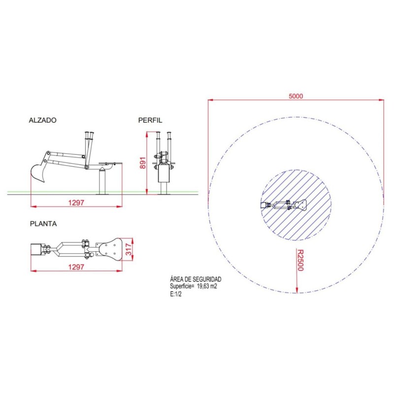Excavadora Infantil de Arena