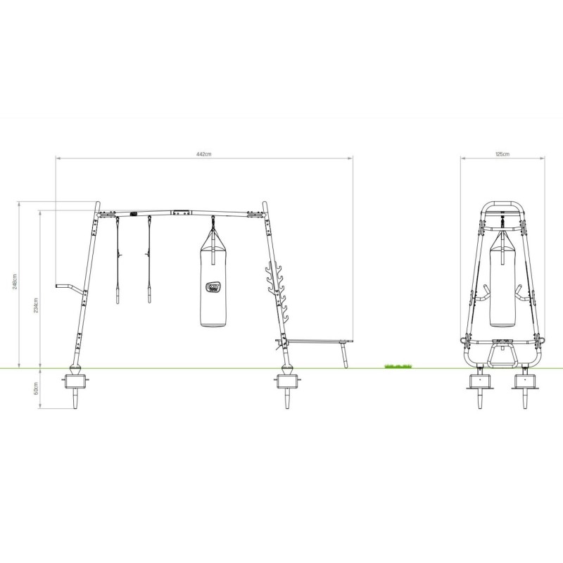 Parque EXIT GetSet monkeybar MB230
