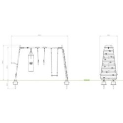 Parque EXIT GetSet monkeybar MB320