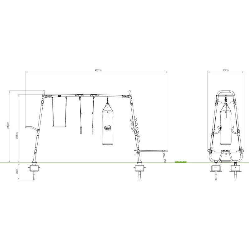 Parque EXIT GetSet monkeybar MB330