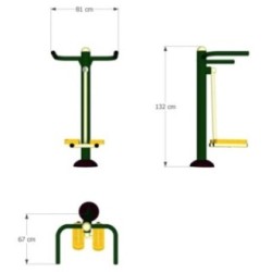 Aparato Biosaludable Tifón (Surf)