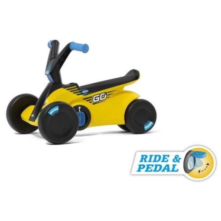 BERG GO² SparX Yellow andador evolutivo a coche de pedales