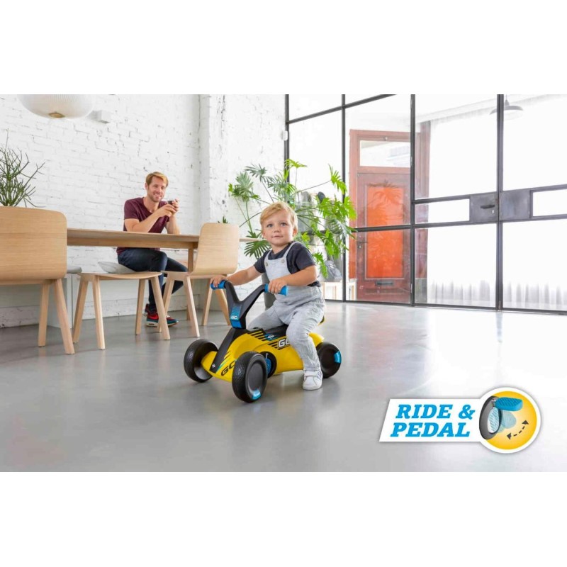 BERG GO² SparX Yellow andador evolutivo a coche de pedales