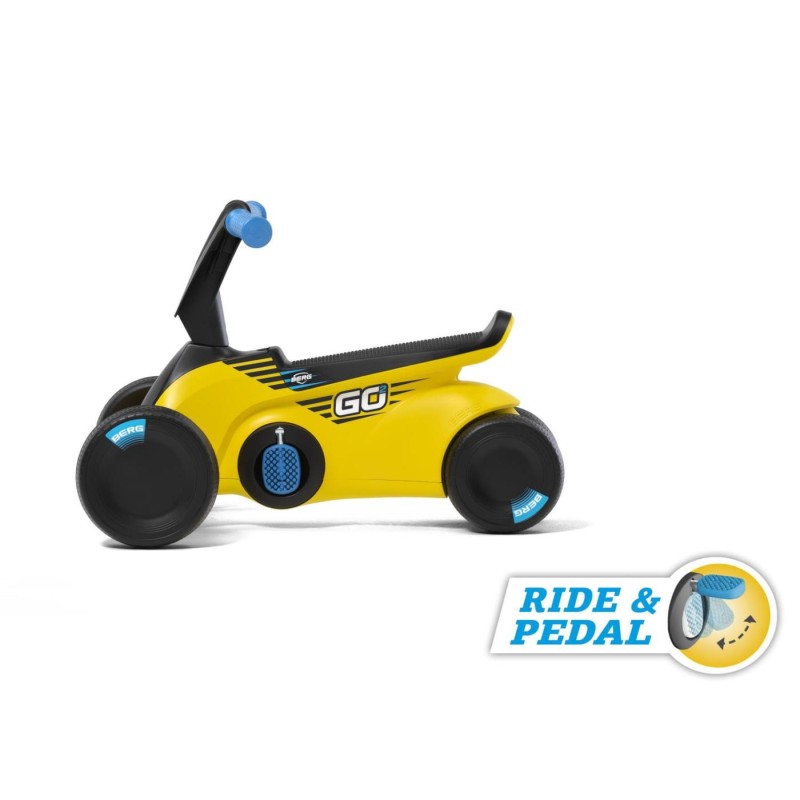 BERG GO² SparX Yellow andador evolutivo a coche de pedales