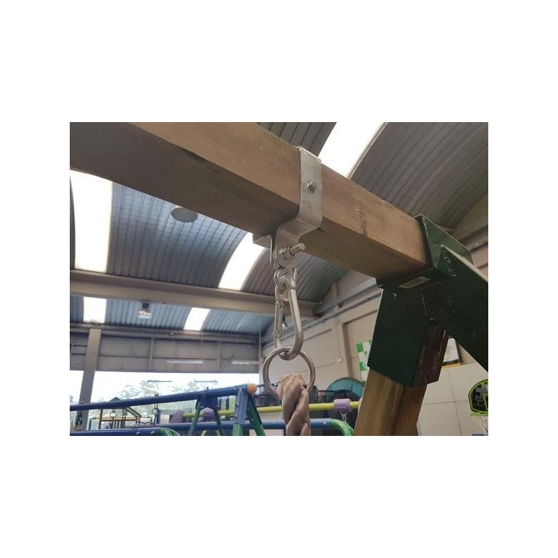 Gancho de columpio cuadrado MASGAMES 90 x 90 mm