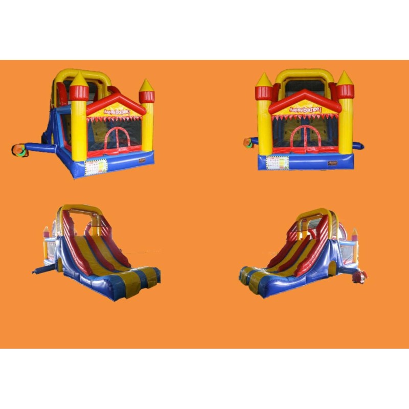 Hinchable Double Mega Slide 4 en 1 uso Profesional