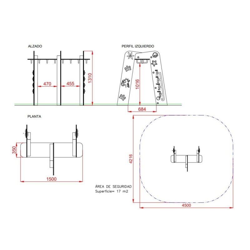 Juego de Calistenia BRAQUIADOR para la estimulación temprana
