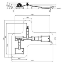 Jogo da barragem de água para crianças MISSISSIPI