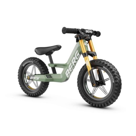 Bici sin pedales BERG BIKY Cross Green con freno de mano