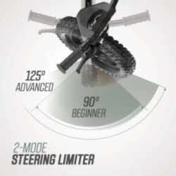 Bici sin pedales BERG BIKY Cross Green con freno de mano