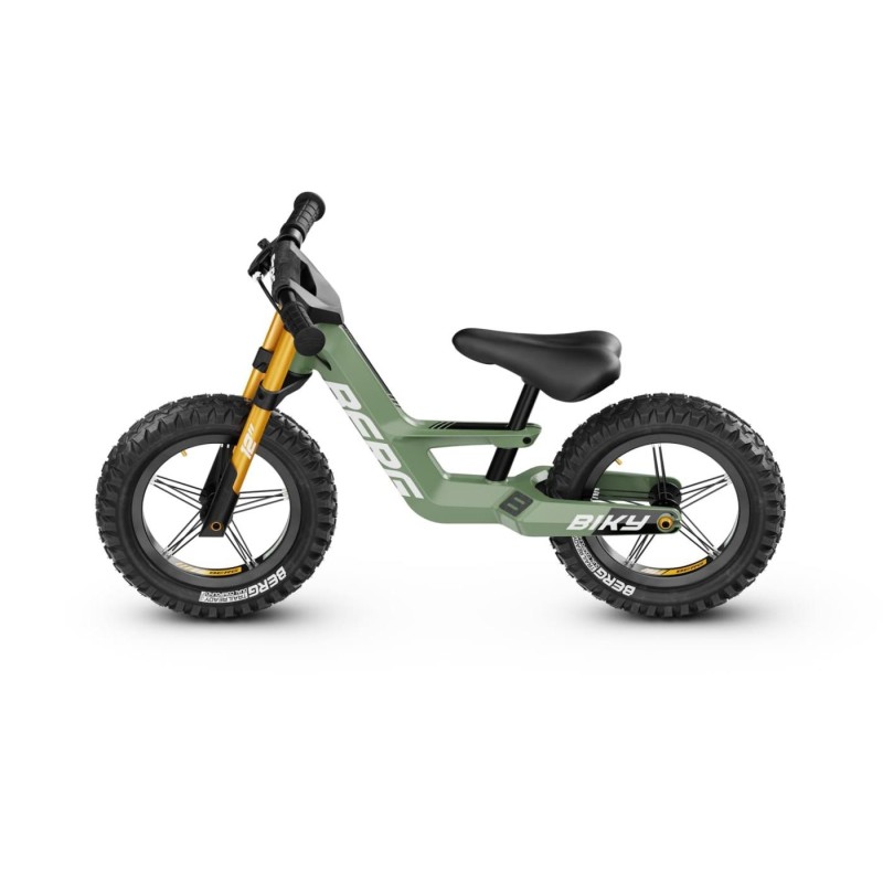 Bici sin pedales BERG BIKY Cross Green con freno de mano