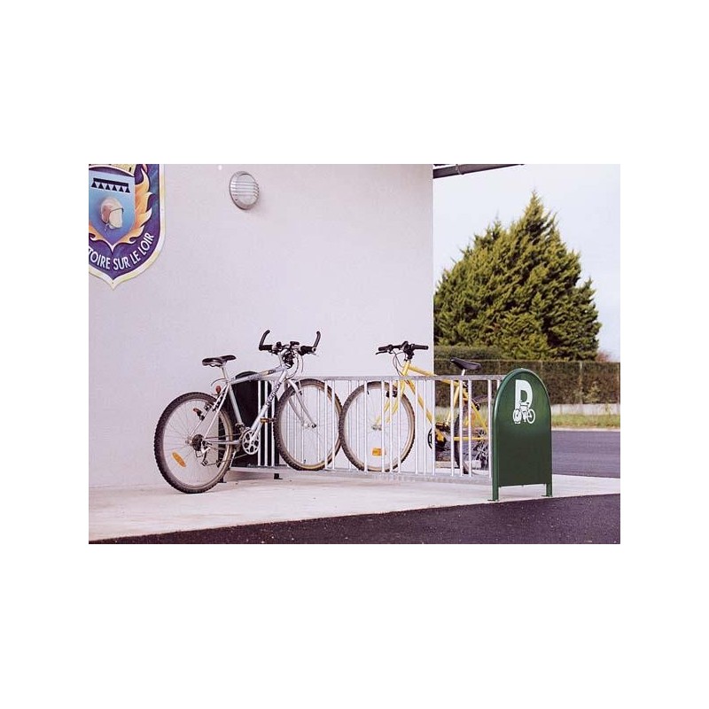 Aparcabicicletas de 16 plazas