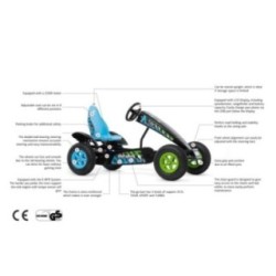 Kart de pedais elétrico BERG XXL X-ite E-BFR