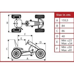 Kart de pedals BERG JEEP REVOLUTION BFR-3