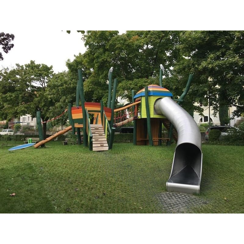 Losetas de caucho para césped