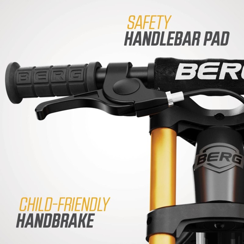 Bici sin pedales BERG BIKY Cross Grey con freno de mano