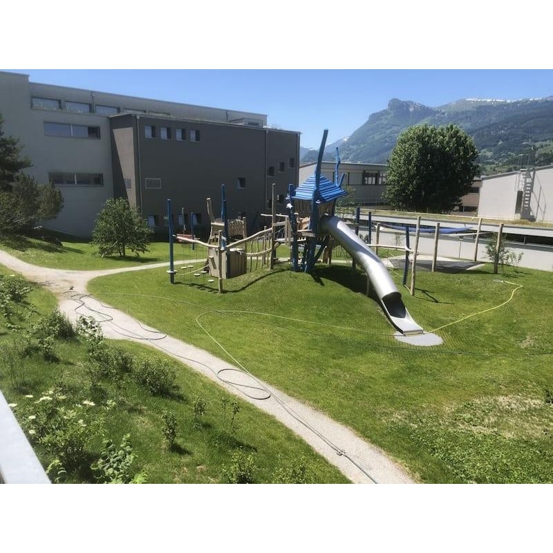 Losetas de caucho para césped