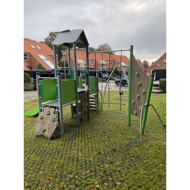 Losetas de caucho para césped