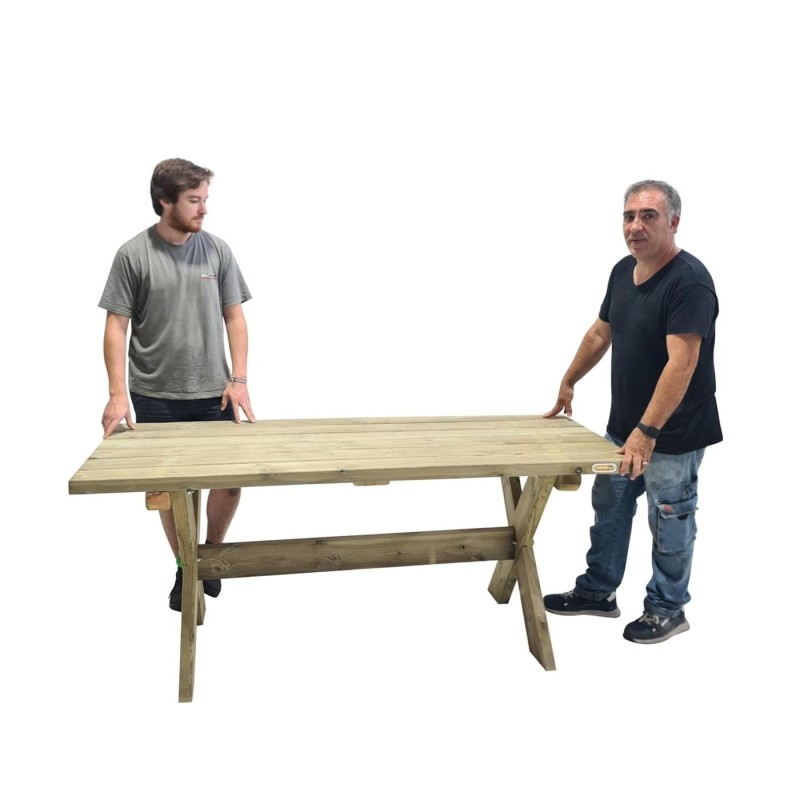Mesa de madera exterior MASGAMES XERTA 180 cm