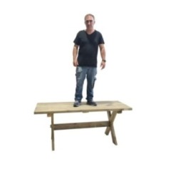 Mesa de madera exterior MASGAMES XERTA 180 cm