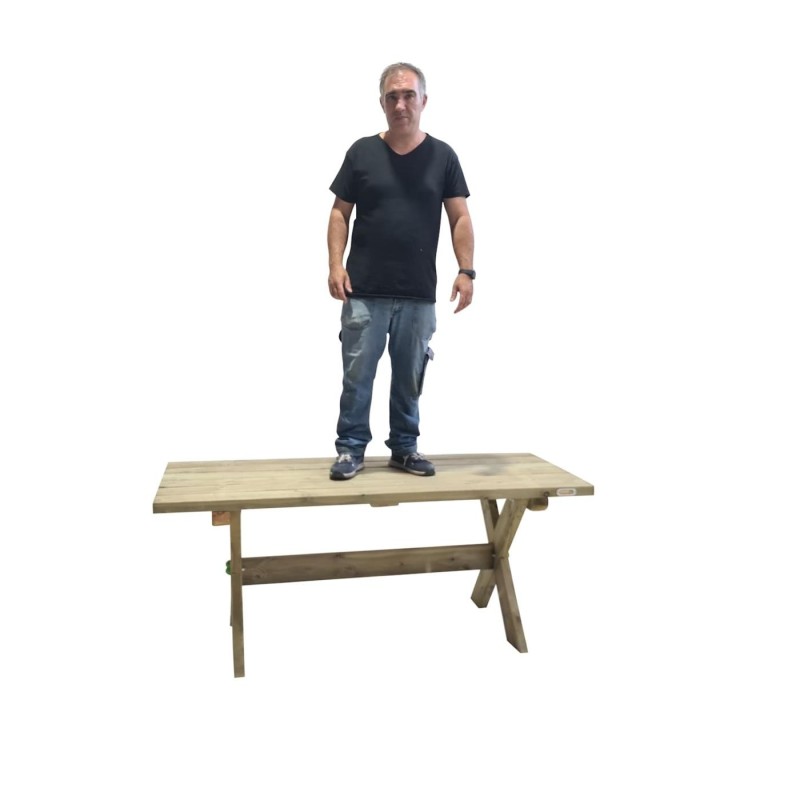 Mesa de madera exterior MASGAMES XERTA 180 cm