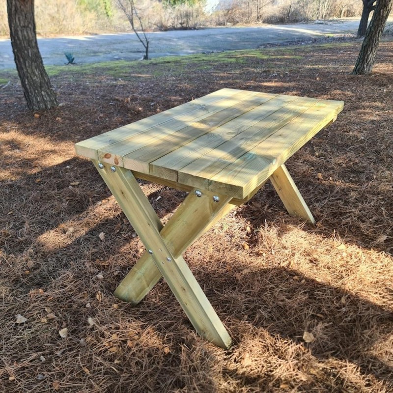 Mesa de madeira para exterior MASGAMES XERTA 120 cm
