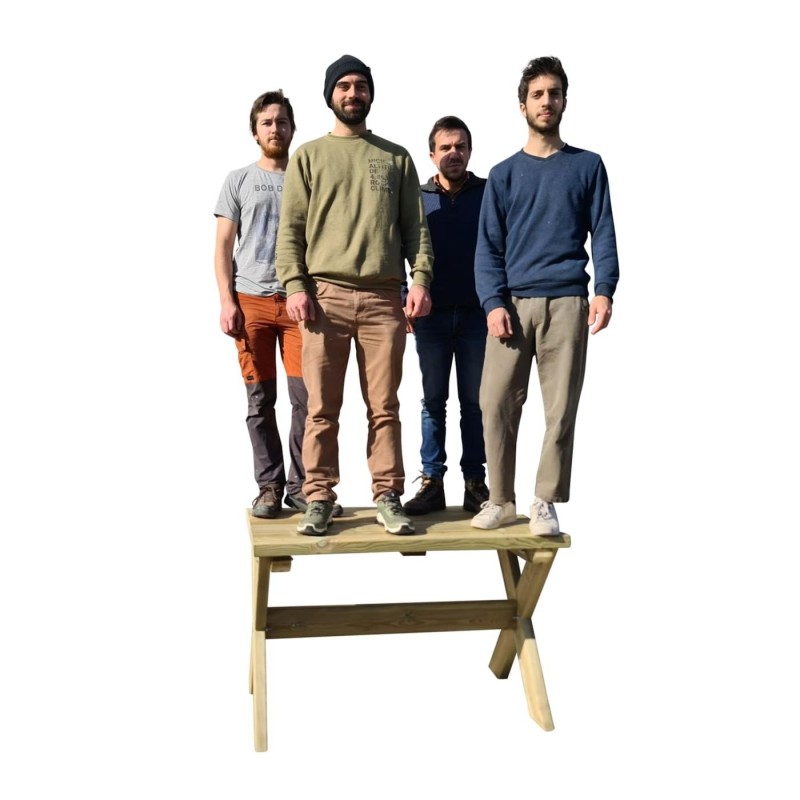 Mesa de madeira para exterior MASGAMES XERTA 120 cm