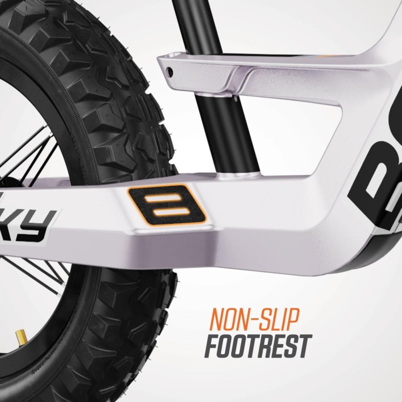 Bici sin pedales BERG BIKY Cross White con freno de mano