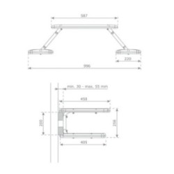 Mesa de piquenique de embutir