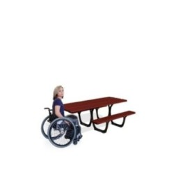 Mesa de picnic Sevilla adaptada a personas de movilidad reducida