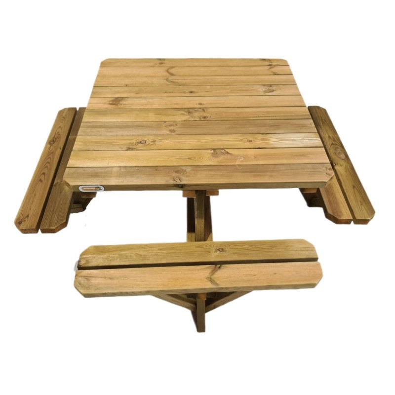 Mesa de picnic cuadrada infantil MASGAMES PERSIC