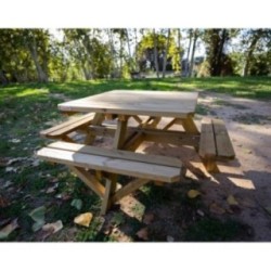 Mesa de picnic cuadrada infantil MASGAMES PERSIC