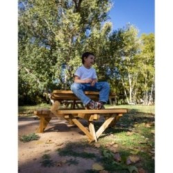 Mesa de picnic cuadrada infantil MASGAMES PERSIC