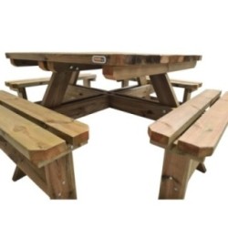 Mesa de picnic cuadrada MASGAMES BALTIC