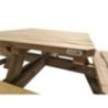 Mesa de picnic cuadrada MASGAMES BALTIC