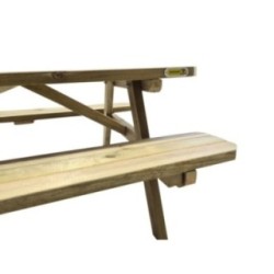 Taula de picnic infantil MASGAMES BRAM de fusta per exterior