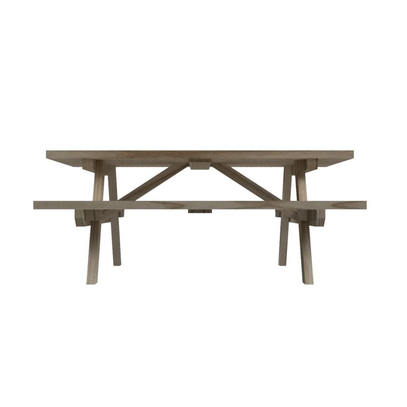 Taula de picnic infantil MASGAMES BRAM de fusta per exterior