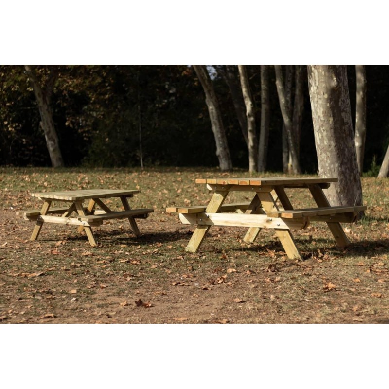 Taula de picnic infantil MASGAMES BRAM de fusta per exterior