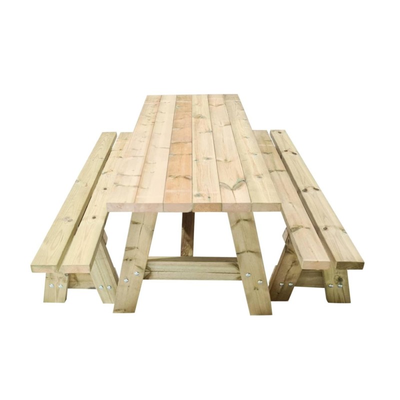 Mesa de picnic MASGAMES ZURICH de madera para exterior