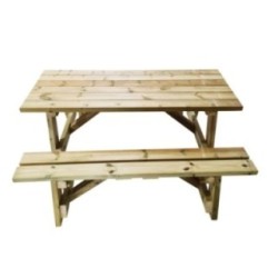 Mesa de picnic MASGAMES ZURICH de madera para exterior