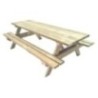 Mesa de picnic MASGAMES MUNICH 240 de madera para exterior