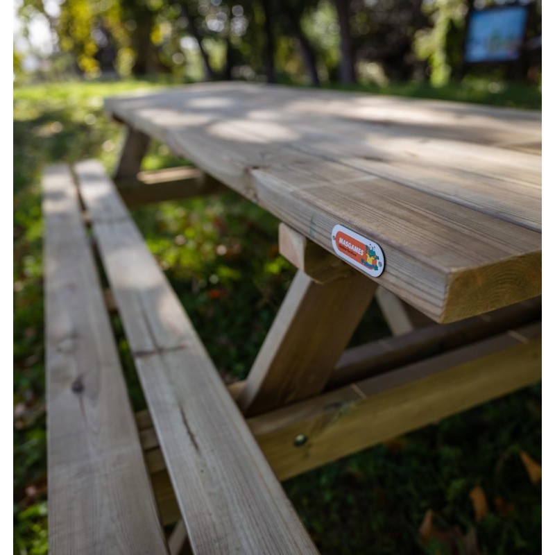 Mesa de picnic MASGAMES MUNICH 240 de madera para exterior