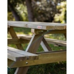 Mesa de picnic MASGAMES MUNICH 240 de madera para exterior