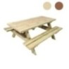 Mesa de picnic MASGAMES MUNICH 180 de madera para exterior