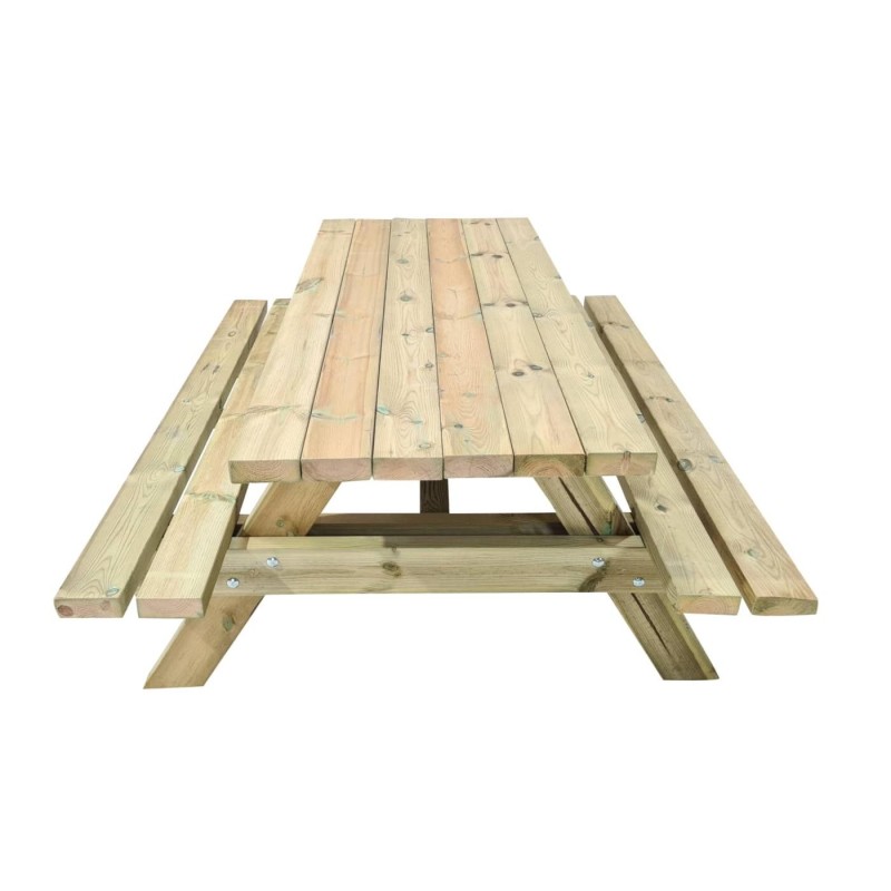 Mesa de picnic MASGAMES MUNICH 180 de madera para exterior