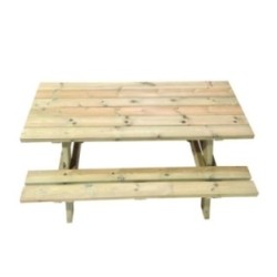 Mesa de picnic MASGAMES MUNICH 180 de madera para exterior
